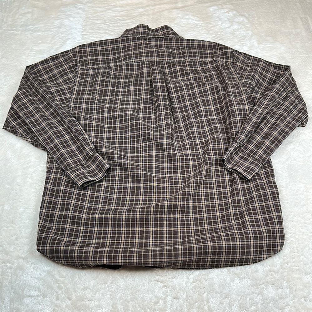 Daniel Cremieux Casual Black and Brown Button Down Shirt - Picture 7 of 7